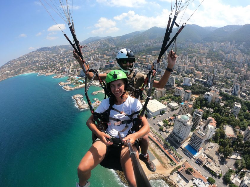 Reizen naar Libanon paragliden